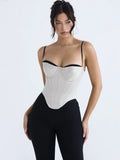 Poshoot Silk Siren Corset Crop Top