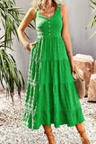 Poshoot Christmas Thanksgiving Gifts  Sleeveless Boho Maxi Dress