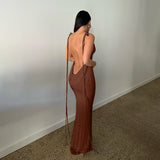 Poshoot Emmett Backless Long Dress