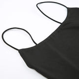 Poshoot-Basic Skinny Backless Sexy Crop Top