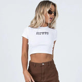 Poshoot Howdy Graphic Crop Top