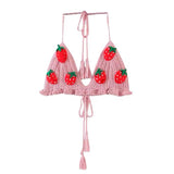 Poshoot Outfit Strawberry Crochet Top & Skirt Co-Ord