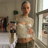 Poshoot Tiphane Knit Crop Top