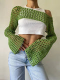 Poshoot Tiphane Knit Crop Top