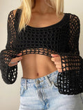 Poshoot Tiphane Knit Crop Top