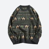 Poshoot Christmas Thanksgiving Gifts  Vintage Camel Knitted Sweater