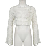 Poshoot Yvonne Crop Knit Sweater