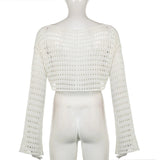 Poshoot Yvonne Crop Knit Sweater