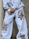 Poshoot Multi Color Y2K Bear Print Sweatpants