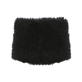 Poshoot nye outfits party outfits Fashion Hottie Black Faux Fur Short All-Match Trendy New Women Mini Shorts Chic Simple