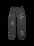 Poshoot Multi Color Y2K Bear Print Sweatpants