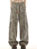 Poshoot Coffee Vintage Wasteland Camouflage Cargo Pants