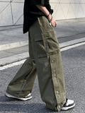 Poshoot Buttoned Pocket Patch Cargo Pants