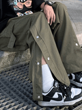 Poshoot Buttoned Pocket Patch Cargo Pants