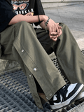 Poshoot Buttoned Pocket Patch Cargo Pants