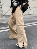 Poshoot Buttoned Pocket Patch Cargo Pants