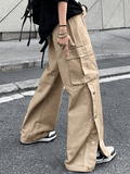 Poshoot Buttoned Pocket Patch Cargo Pants