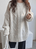 Poshoot Cable Knit Jumper Sweater  Christmas Gifts