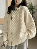 Poshoot Cable Knit Pullover Sweater  Christmas Gifts