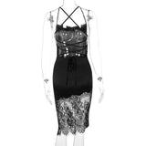 Poshoot Camilla Lace Up Dress