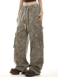 Poshoot Coffee Vintage Wasteland Camouflage Cargo Pants