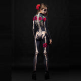 Poshoot Gothic Jumpsuits Women Clothes Punk Slim High waist Skull Halloween Bodysuit Streetweawr Hip Hop 2024 Jumpsuit Femme Funny Pants