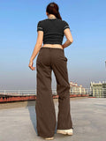 Poshoot Straight Leg Pocket Cargo Pants