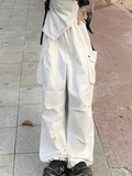 Poshoot High Waist Pocket Cargo Pants