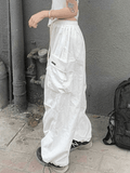 Poshoot High Waist Pocket Cargo Pants