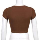 Poshoot Hope Girl Vintage Crop Top