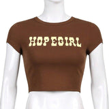 Poshoot Hope Girl Vintage Crop Top