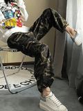 Poshoot Loose Fit Camo Cargo Pants