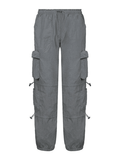 Poshoot Pocket Patched Drawstring Cargo Pants