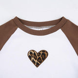 Poshoot Rachel Brownary Heart Full-Sleeve Crop Top