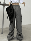 Poshoot Ruched Pocket Baggy Cargo Pants