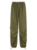 Poshoot Size Friendly Low Waist Parachute Cargo Pants