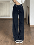 Poshoot Stitched High Waist Boyfriend Jeans