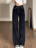 Poshoot Stitched High Waist Boyfriend Jeans