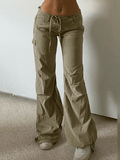 Poshoot Straight Leg Pocket Cargo Pants