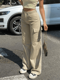 Poshoot Straight Leg Y2K Cargo Pants