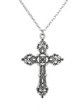 Poshoot Vintage Baroque Cross Necklace