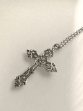 Poshoot Vintage Baroque Cross Necklace