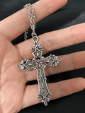 Poshoot Vintage Baroque Cross Necklace