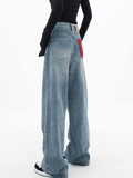 Poshoot Vintage Contrast 90s Boyfriend Jeans