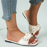 Poshoot - White Casual Rivets Patchwork Comfortable Out Door Shoes