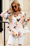 POSHOOT AUTUMN OUTFITS   Printed Bishop Sleeve Collared Shirt