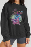 POSHOOT AUTUMN OUTFITS      Full Size Butterfly Graphic Sweatshirt