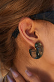 Poshoot  Resin C-Hoop Earrings