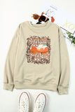 POSHOOT  fall outfits    Round Neck Dropped Shoulder WILD WEST Graphic Sweatshirt