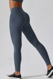 POSHOOT  AUTUMN OUTFITS    Slim Fit Wide Waistband Sports Leggings